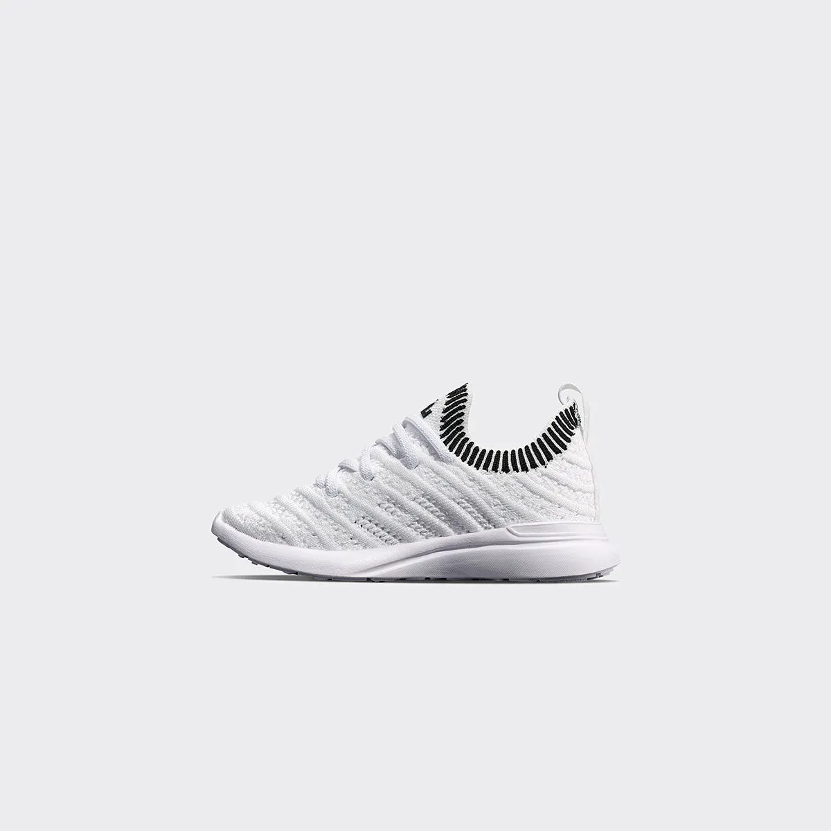 Kid's TechLoom Wave White /Black / Ribbed