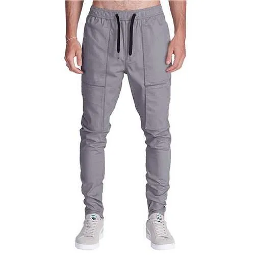 Men Fashion Loose Cotton Mid Rise Harem Outdoor Pants