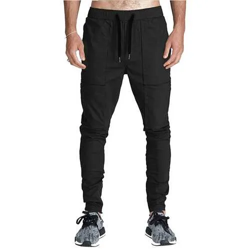 Men Fashion Loose Cotton Mid Rise Harem Outdoor Pants