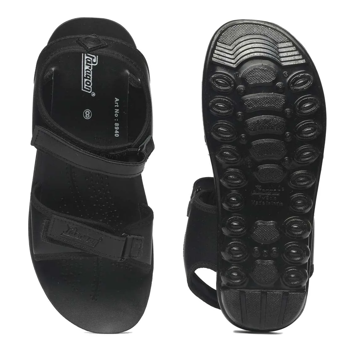 Men's Formal Black Sandal