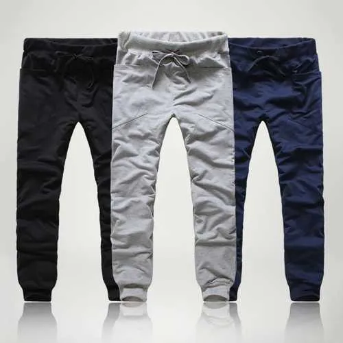 Men's Sports Polyester Loose Drawstring Pants