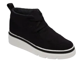 Mid Top Wool Sneaker - Black