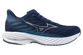 Mizuno Wave Rider 28 2E Estate Blue/White/River Blue Mens