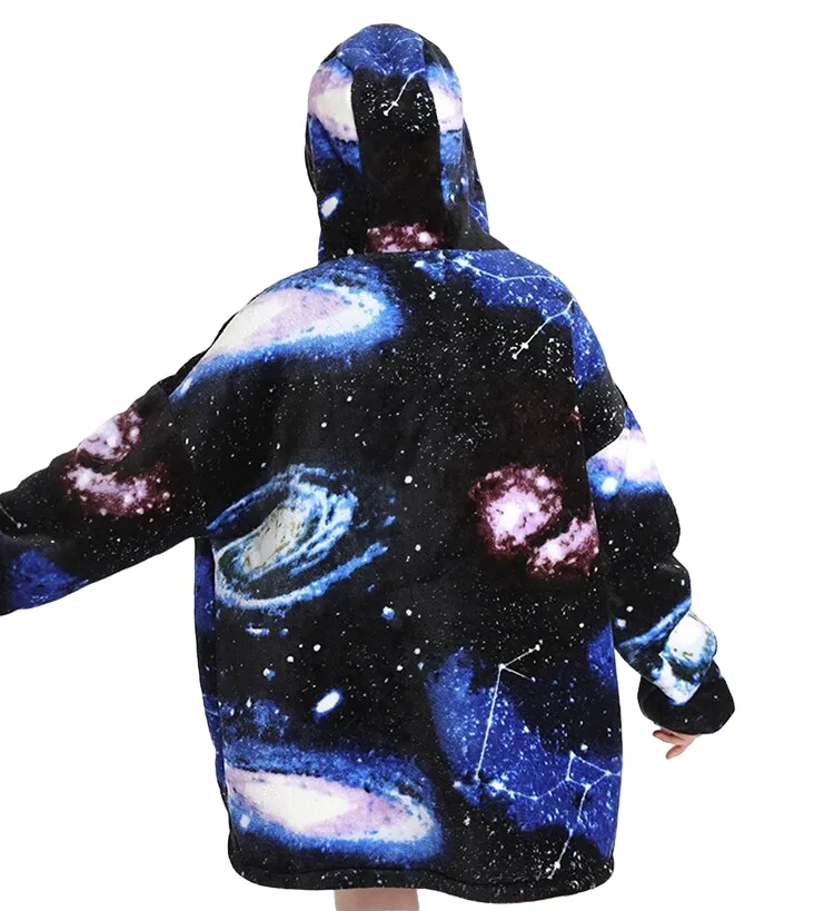 My Snuggy - Kids Dark Galaxy Hoodie Blanket