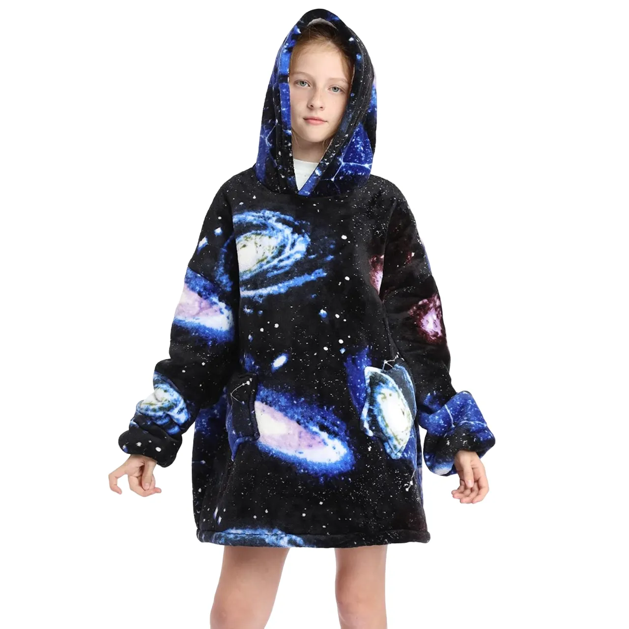 My Snuggy - Kids Dark Galaxy Hoodie Blanket