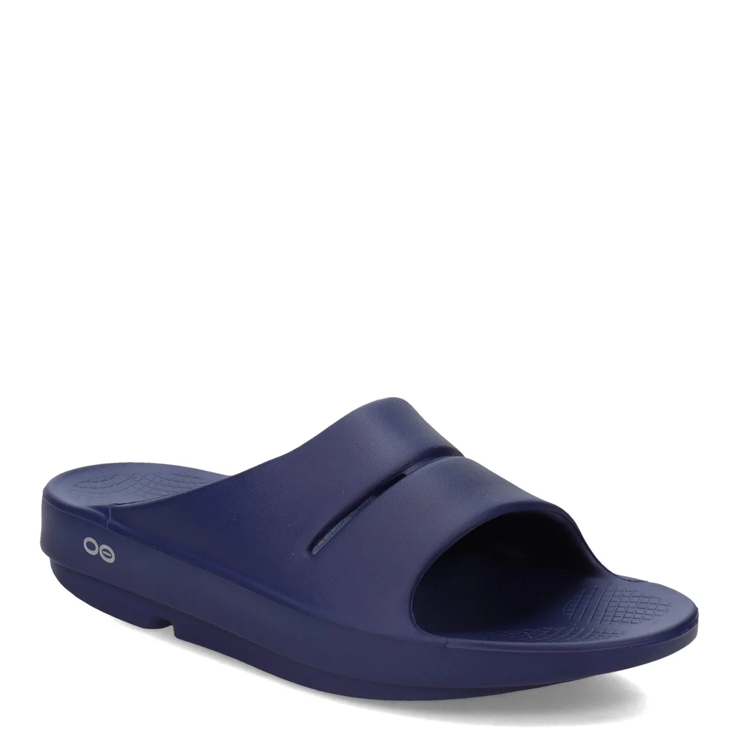 OOAHH NAVY SLIDE | at Brandy's shoes