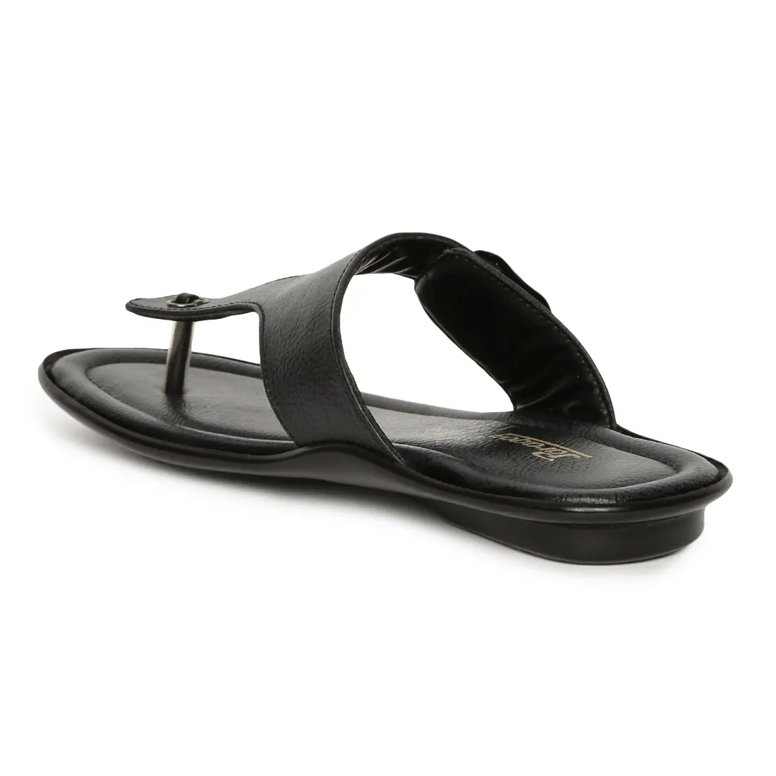 Paragon Men Black Vertex Sandal (PU66427GP_BLK)