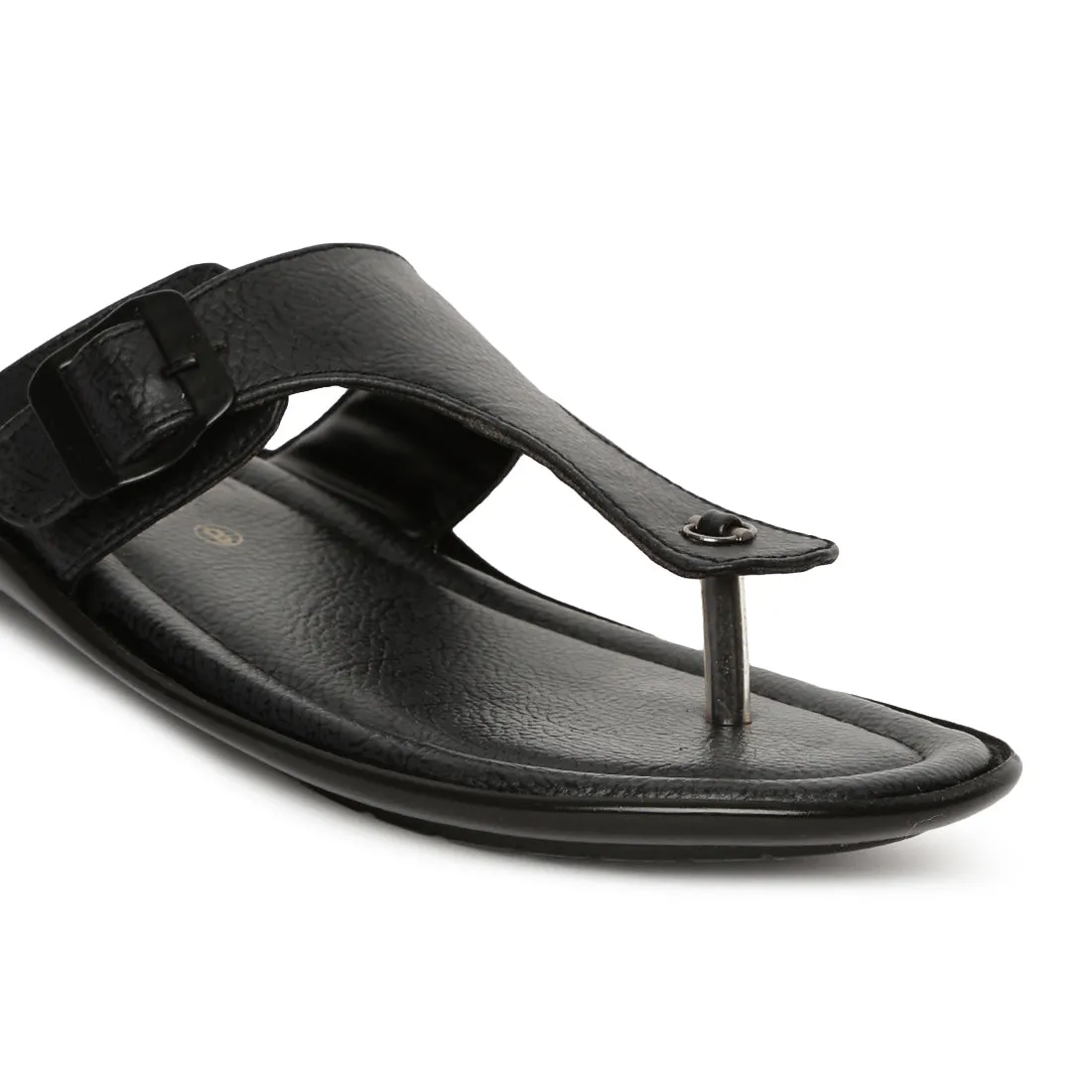 Paragon Men Black Vertex Sandal (PU66427GP_BLK)