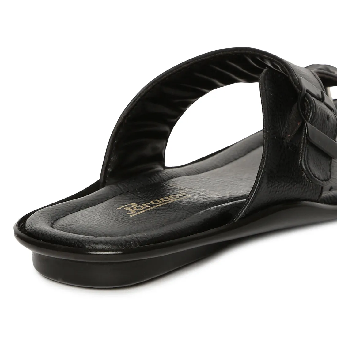 Paragon Men Black Vertex Sandal (PU66427GP_BLK)