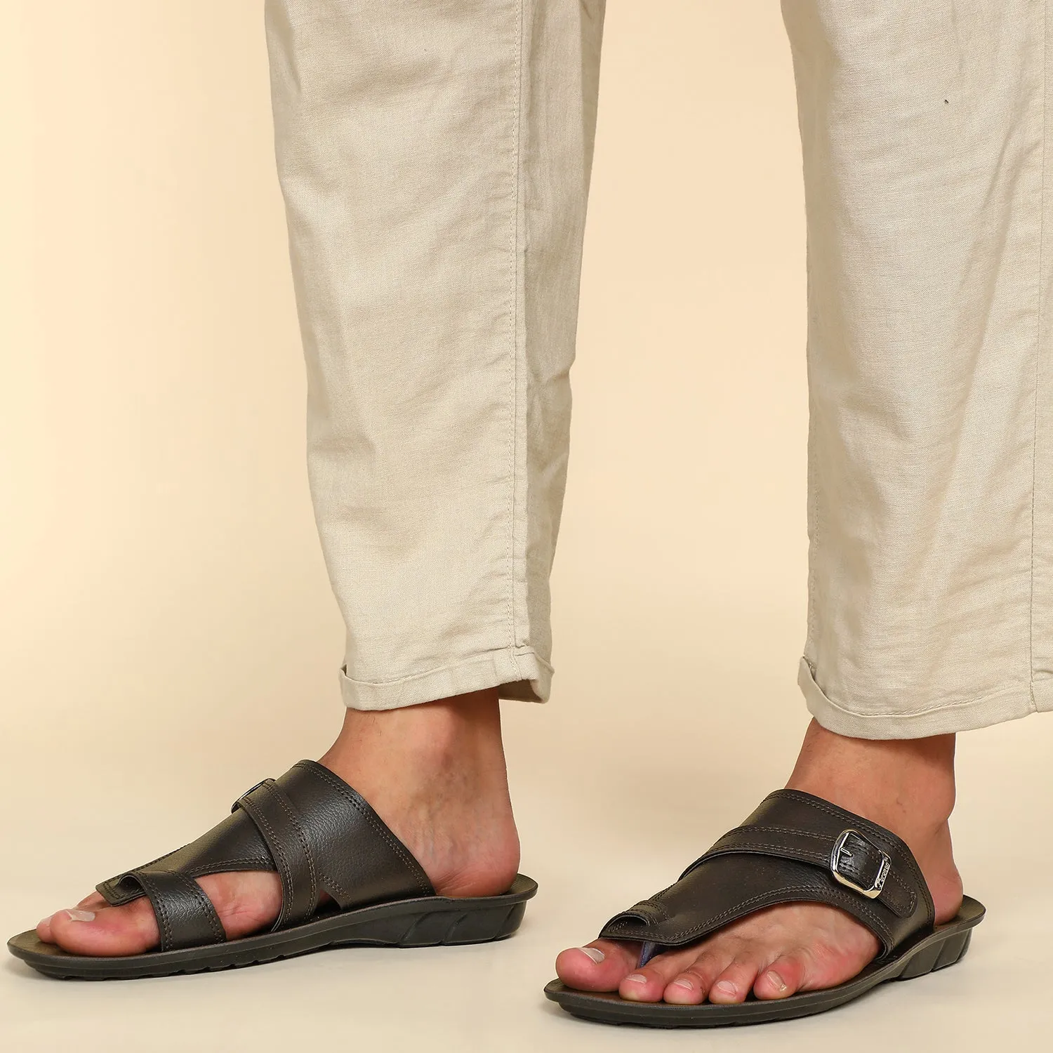 Paragon PUK2231G Men Stylish Sandals | Comfortable Sandals for Daily Outdoor Use | Casual Formal Sandals with Cushioned Soles