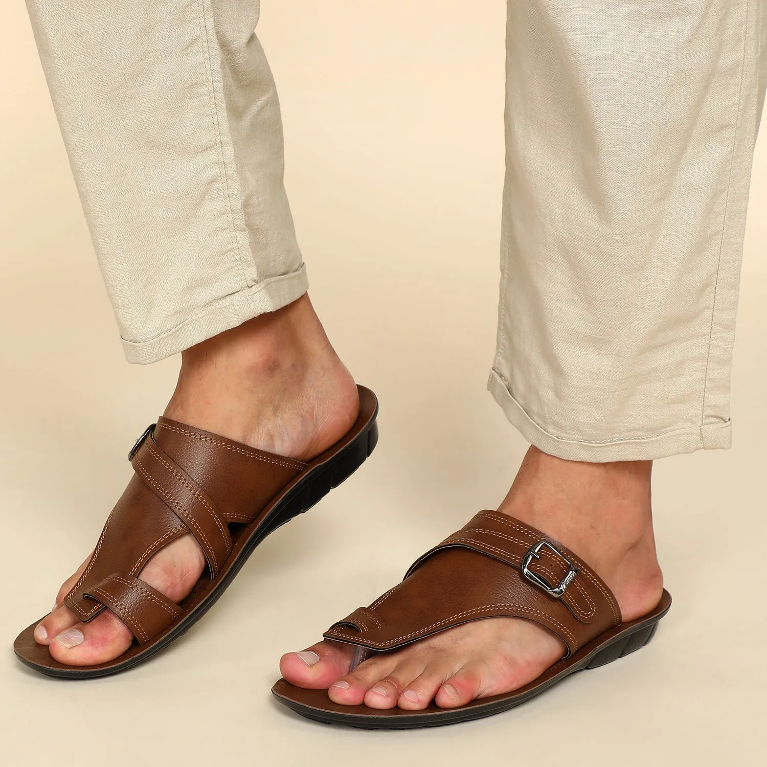 Paragon PUK2231G Men Stylish Sandals | Comfortable Sandals for Daily Outdoor Use | Casual Formal Sandals with Cushioned Soles