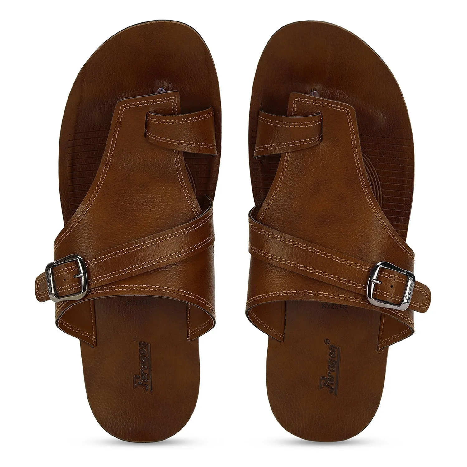 Paragon PUK2231G Men Stylish Sandals | Comfortable Sandals for Daily Outdoor Use | Casual Formal Sandals with Cushioned Soles