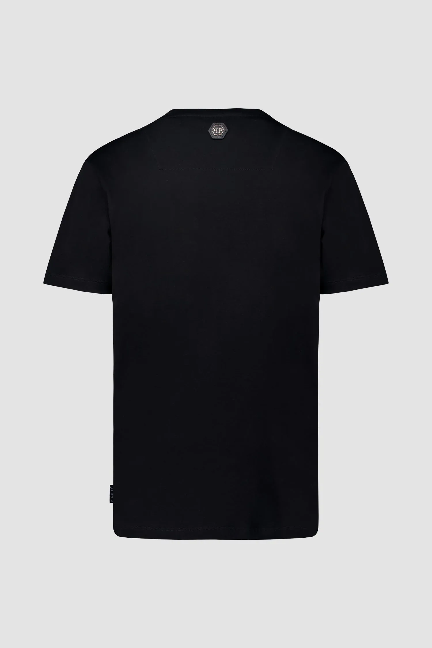 Philipp Plein Black Round Neck SS T-Shirt