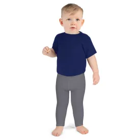 Play Hard, Dress Smart: Solid Color Leggings for Energetic Boys - Charcoal