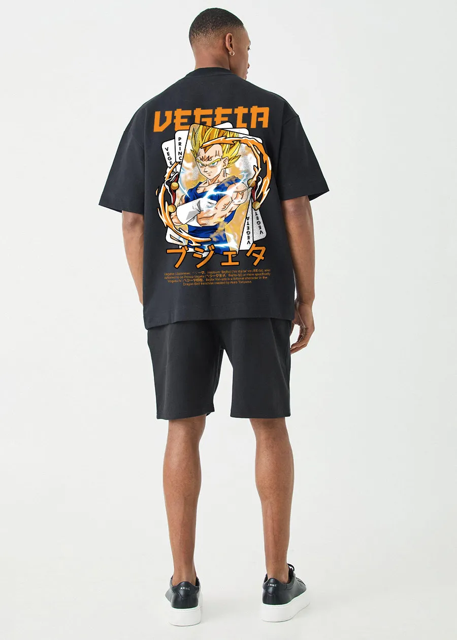 Prince Vegeta Men Oversized Printed T-Shirt