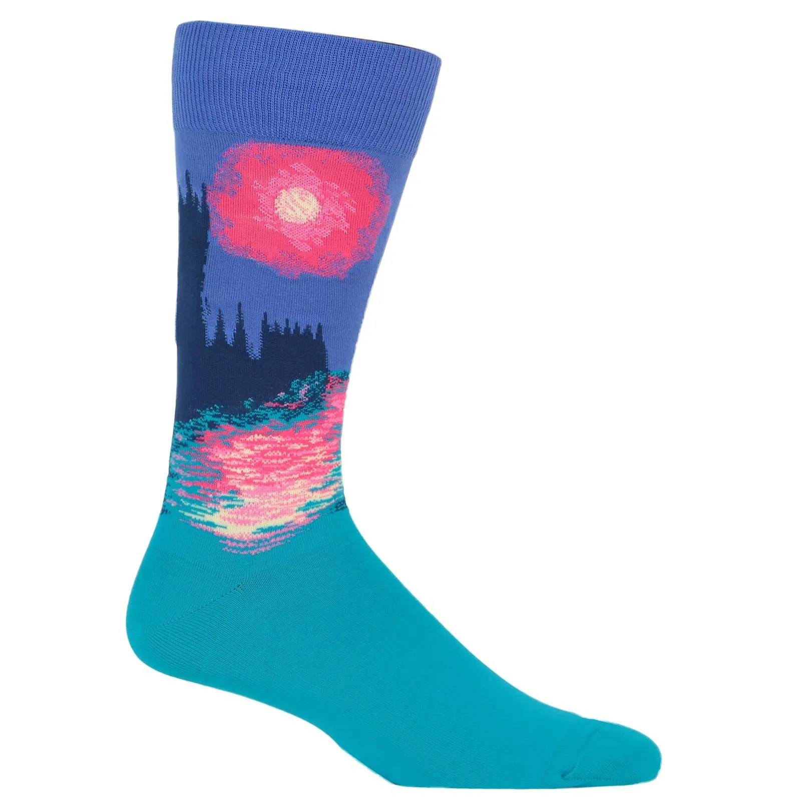 "Parliament at Sunset" Cotton Crew Socks by Hot Sox