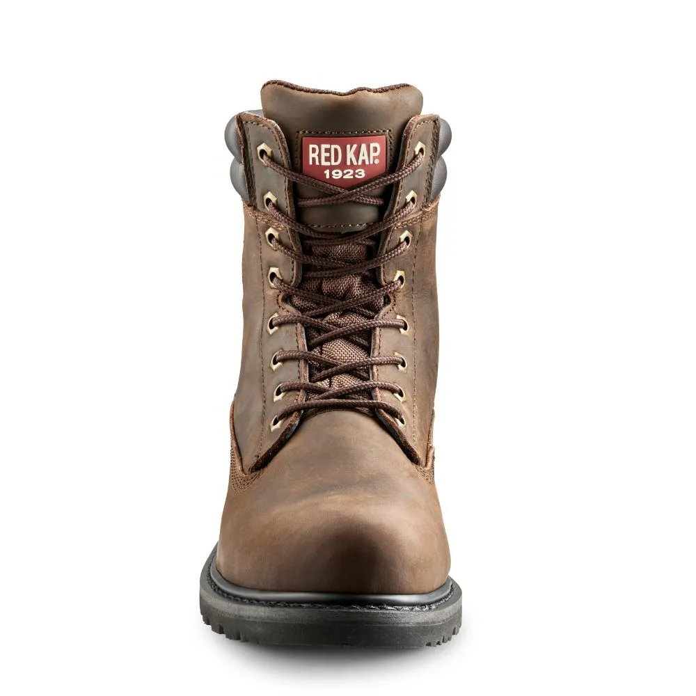 Red Kap Unisex 8" Steel Toe Work Safety CSA Boot CF23100ABR - Brown