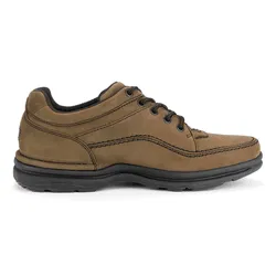 Rockport World Tour Mens Comfortable Chocolate Nubuck Leather Shoes