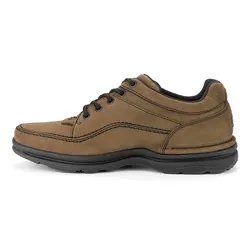 Rockport World Tour Mens Comfortable Chocolate Nubuck Leather Shoes