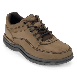 Rockport World Tour Mens Comfortable Chocolate Nubuck Leather Shoes