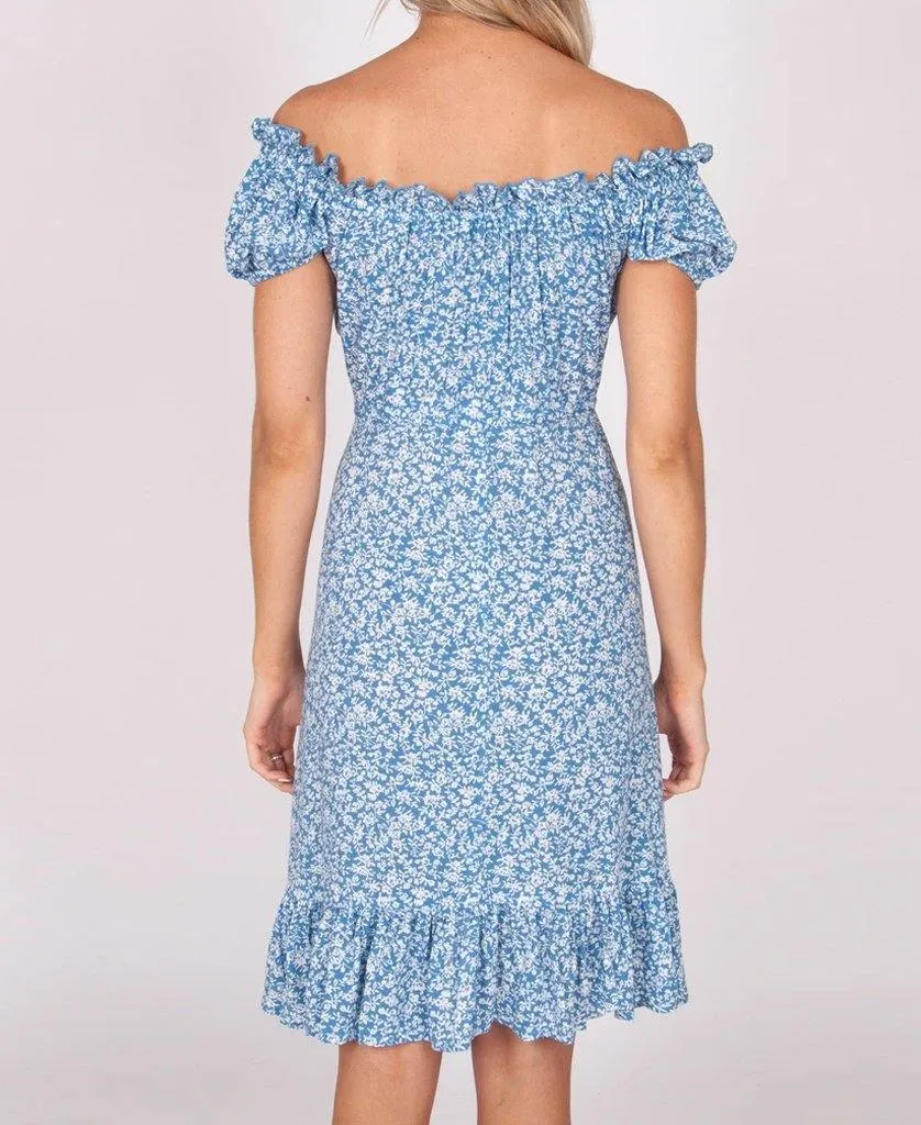 Sabrina Dress | Wildflower Blue