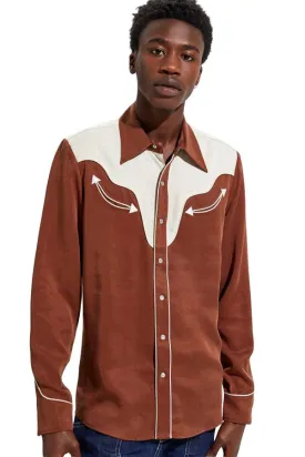 San Juan Men's Shirt Brown