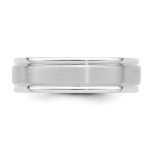 Satin Finish Wedding Band