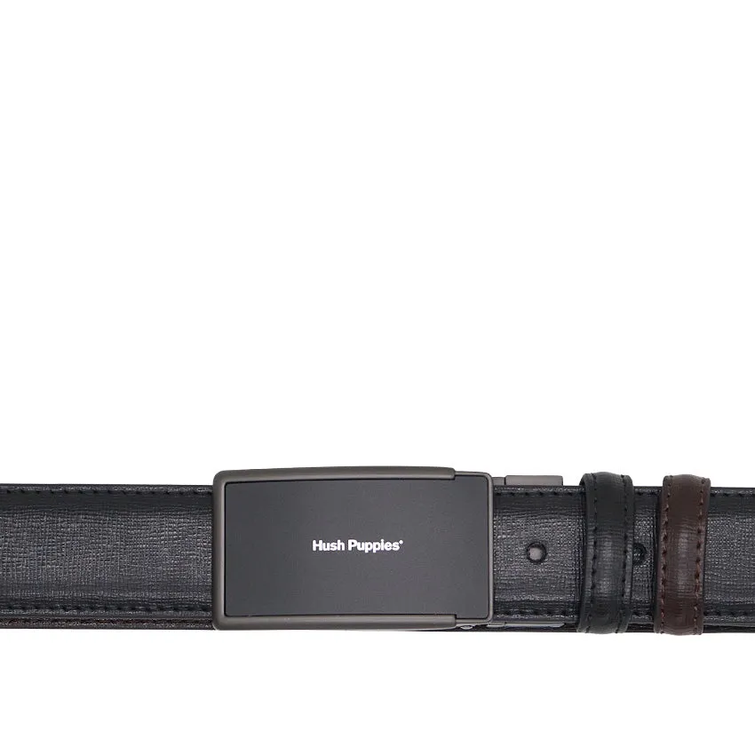 Sonny Flat Clip Reversible Men's Belt - Black & Dark Brown