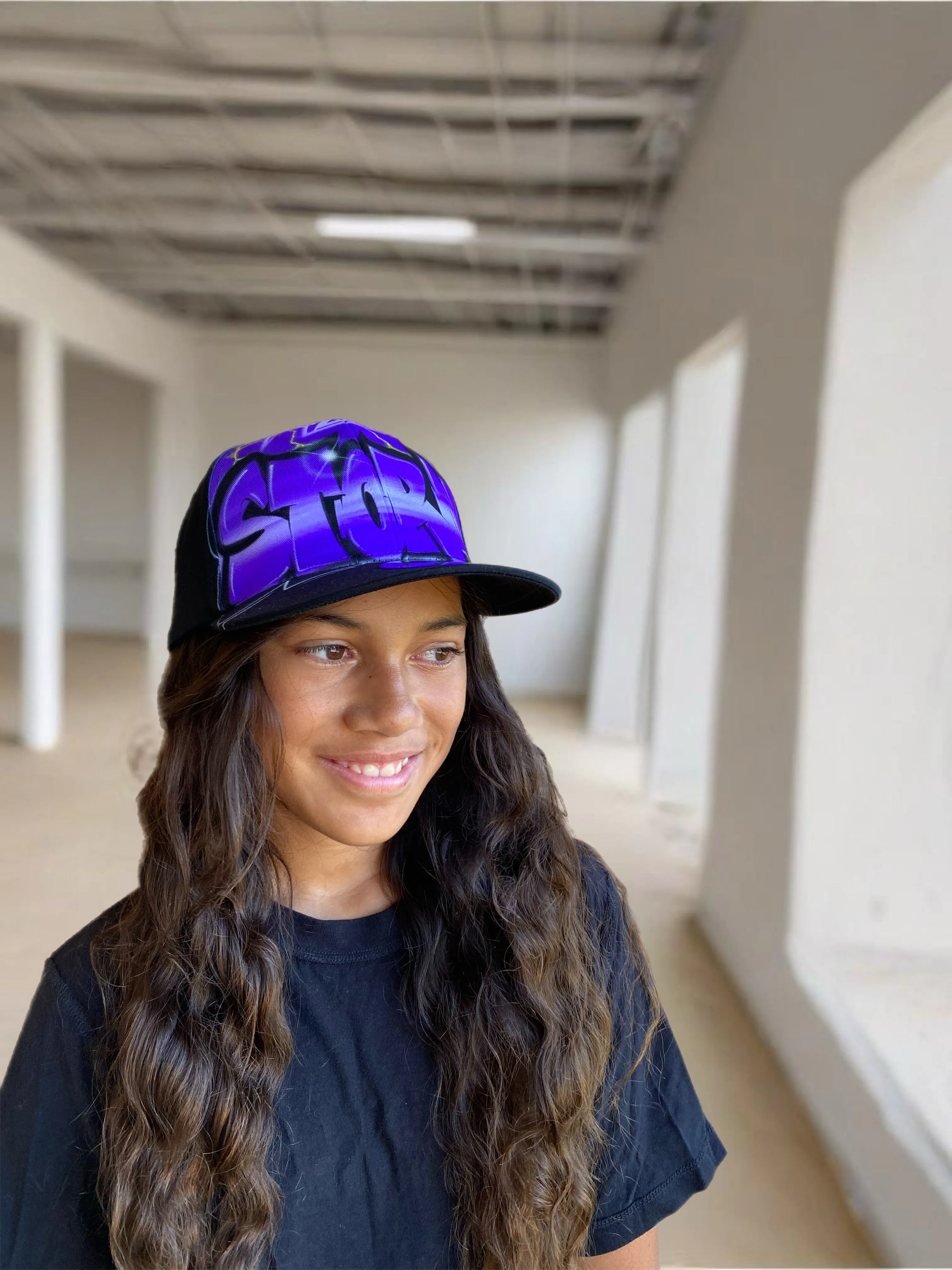 Storm Graffiti Name Snapback Cap