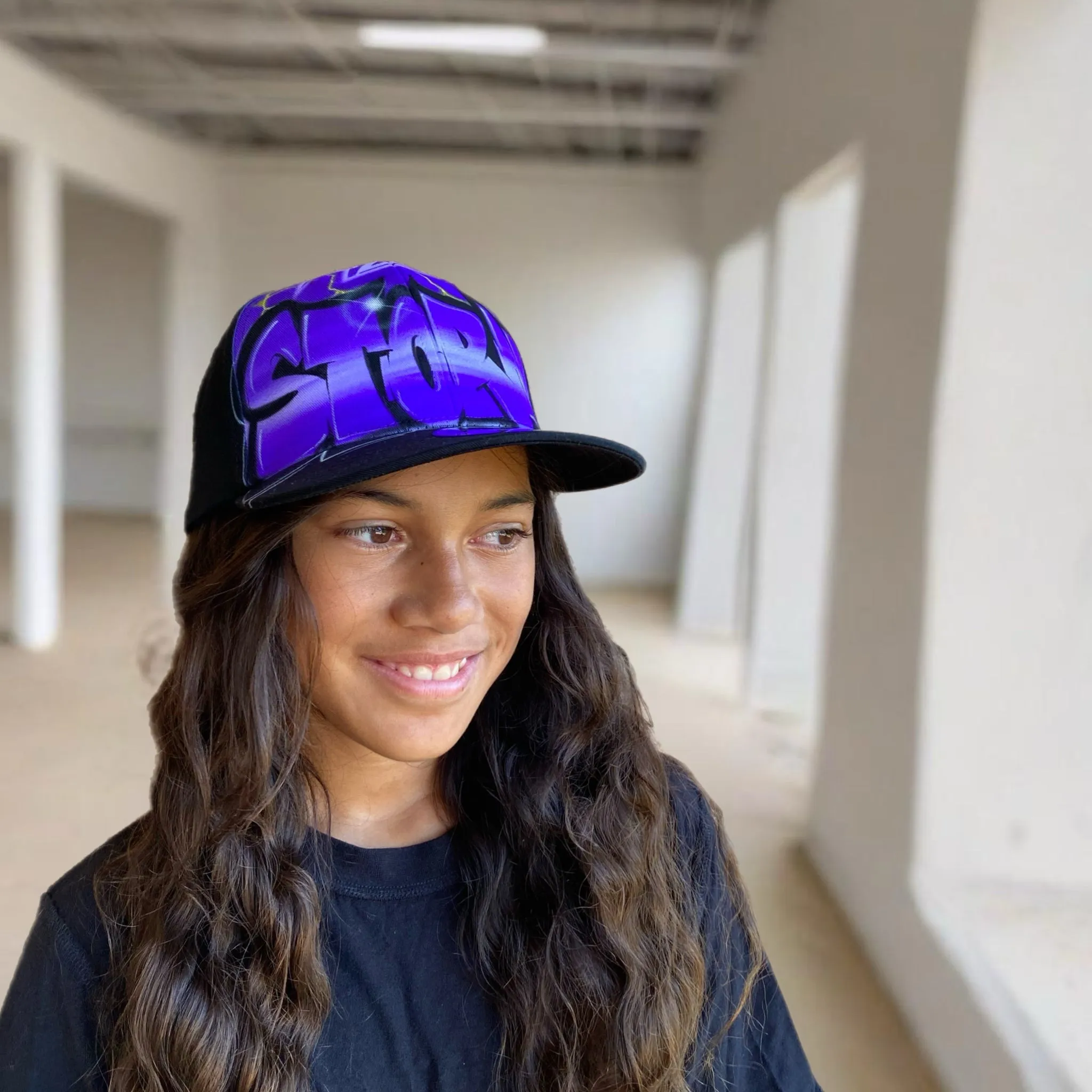 Storm Graffiti Name Snapback Cap