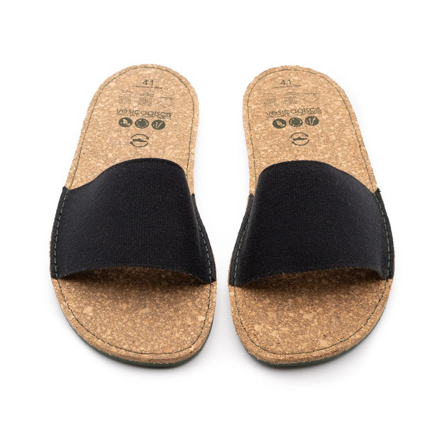 Vegan sandal black GAN005