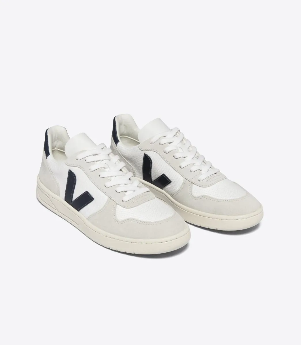 Veja V10 Nautico - Eco-Friendly B-Mesh Trainers in Stylish White