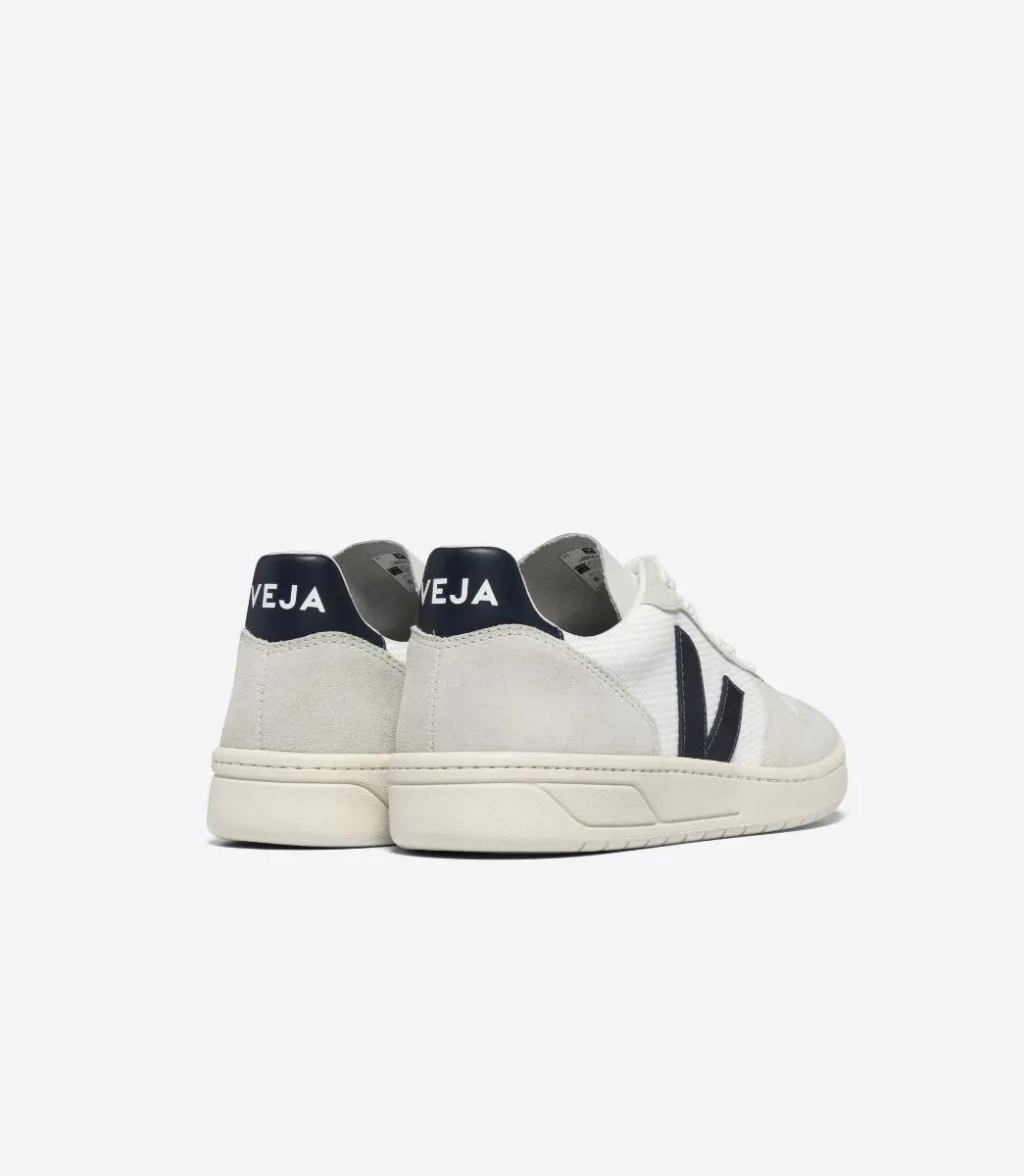 Veja V10 Nautico - Eco-Friendly B-Mesh Trainers in Stylish White