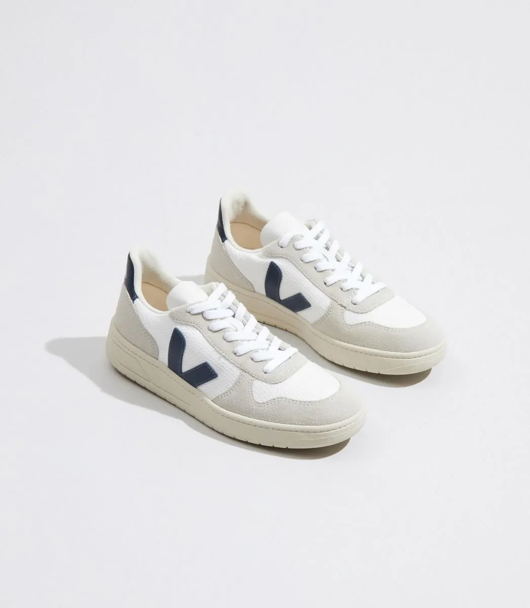 Veja V10 Nautico - Eco-Friendly B-Mesh Trainers in Stylish White