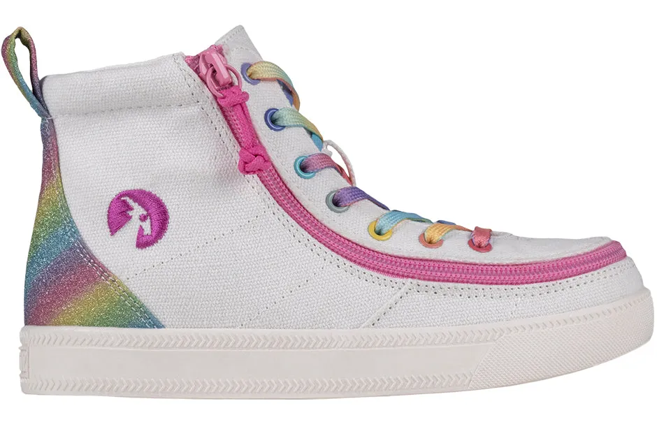 White Rainbow BILLY Classic Lace High Tops