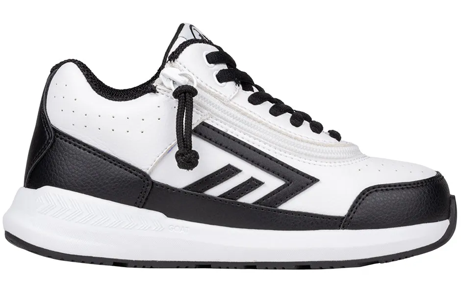 White/Black BILLY Goat Hoop AFO-Friendly Shoes