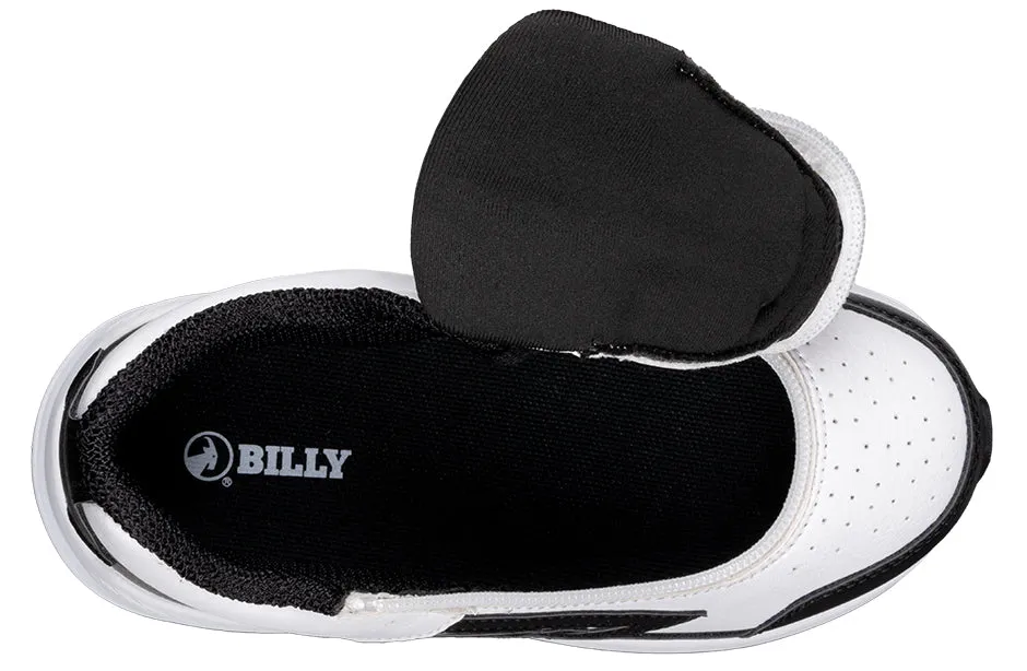 White/Black BILLY Goat Hoop AFO-Friendly Shoes