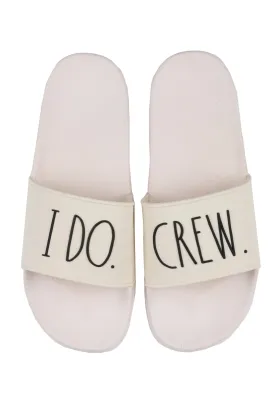 Women's "I DO CREW" Pool Slides