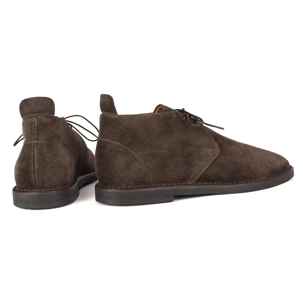 YAGO-348<br>Deep brown chukka boots