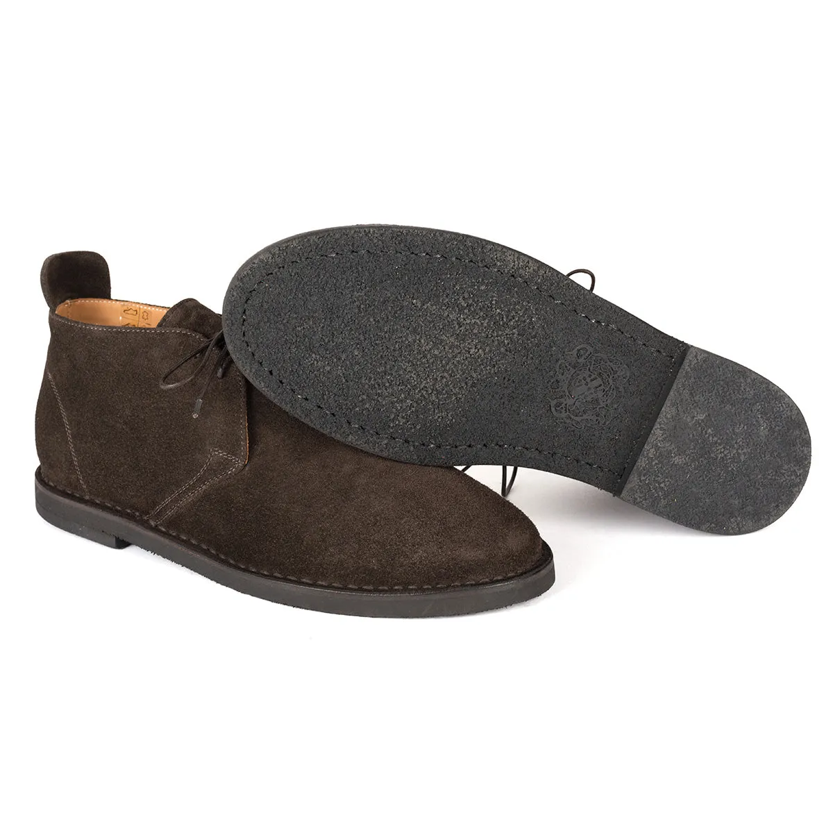 YAGO-348<br>Deep brown chukka boots