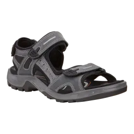 YUCATAN MARINE | ECCO MENS Yucatan Marine Oil Nubuck Leather Sport Sandal-Brandy