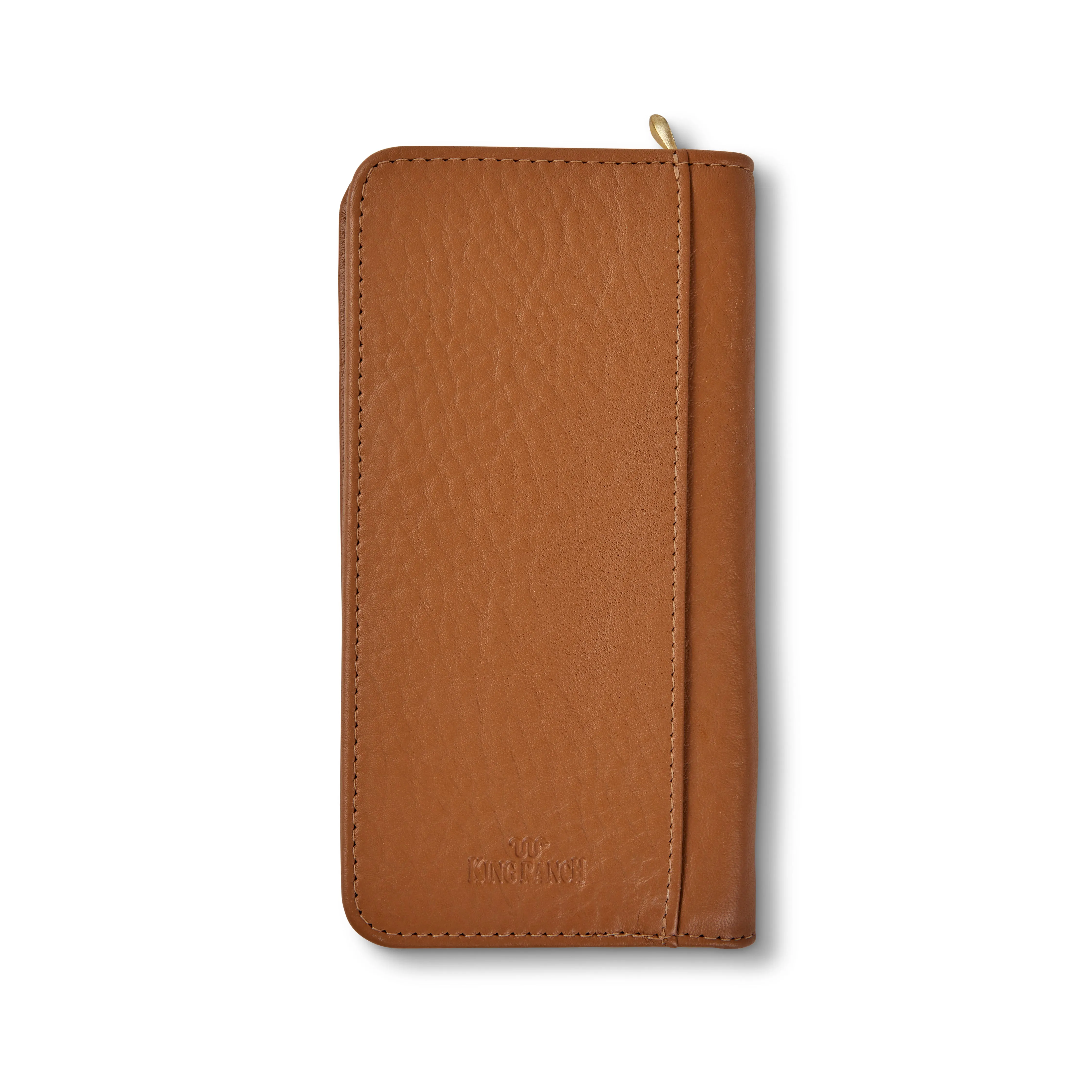 Zip Around Leather Wallet